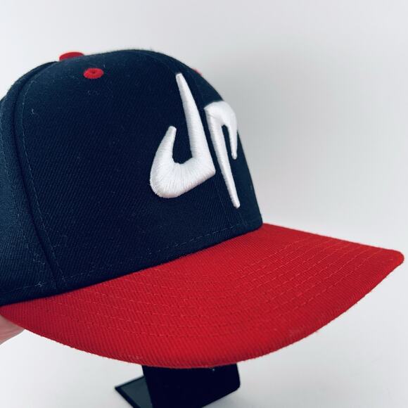 Dude Perfect - New Era - 9FIFTY - Snapback Hat Navy Red Adjustable Cap Official - Picture 2 of 10